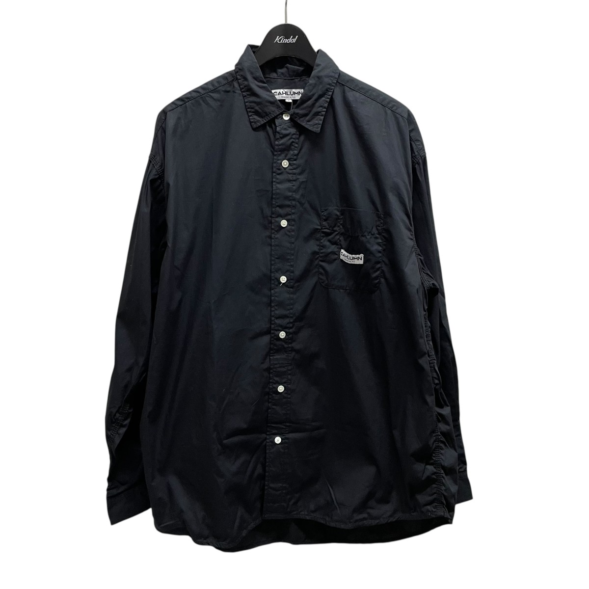 【中古】CAHLUMN 胸衣嚢プルオーバー 241-1061 黒いこと 大きさ：XL 【230126】（カウ子ヒツジ）