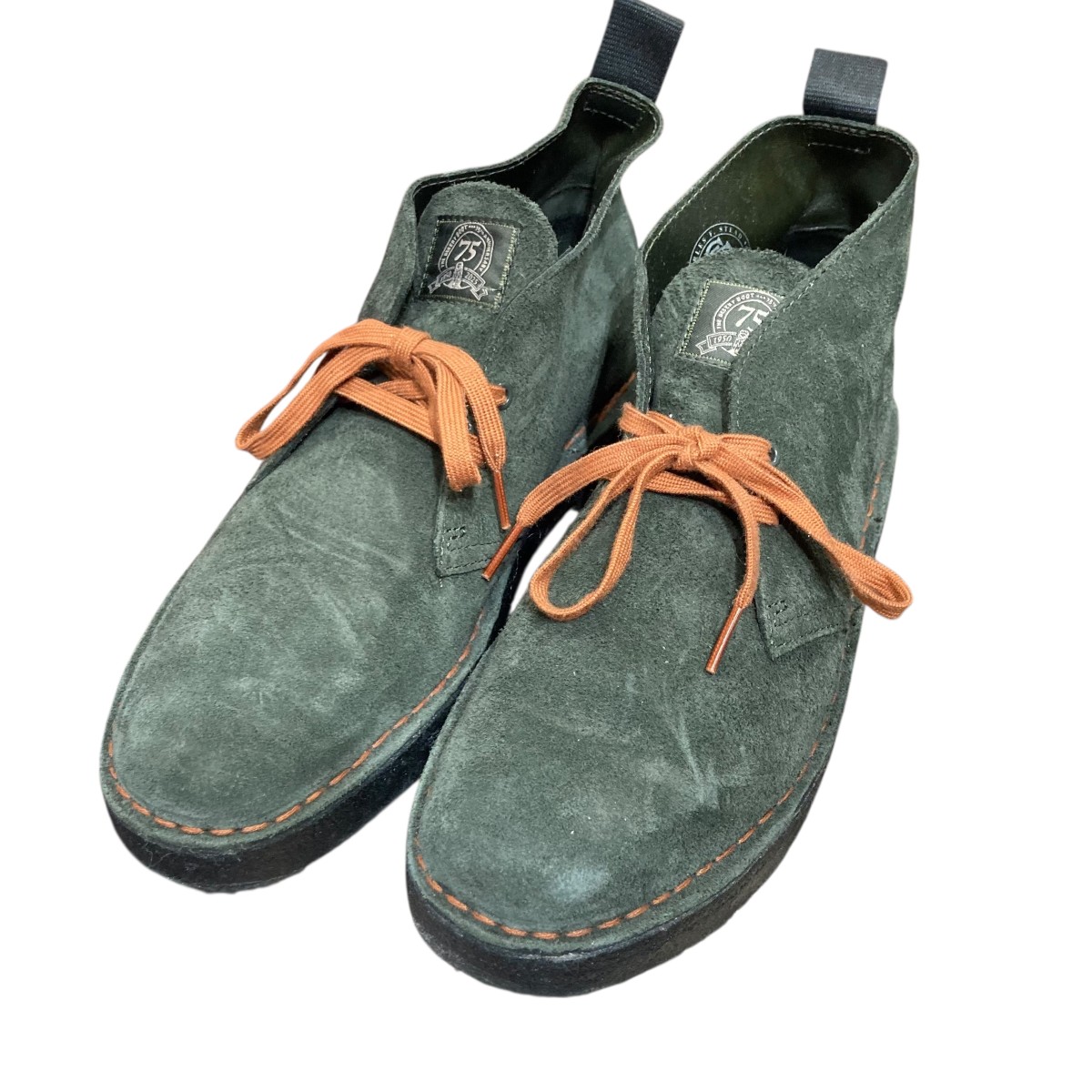【中古】 CLARKS デザートブーツ ローデングリーン サイズ：26cm 【価格見直し】