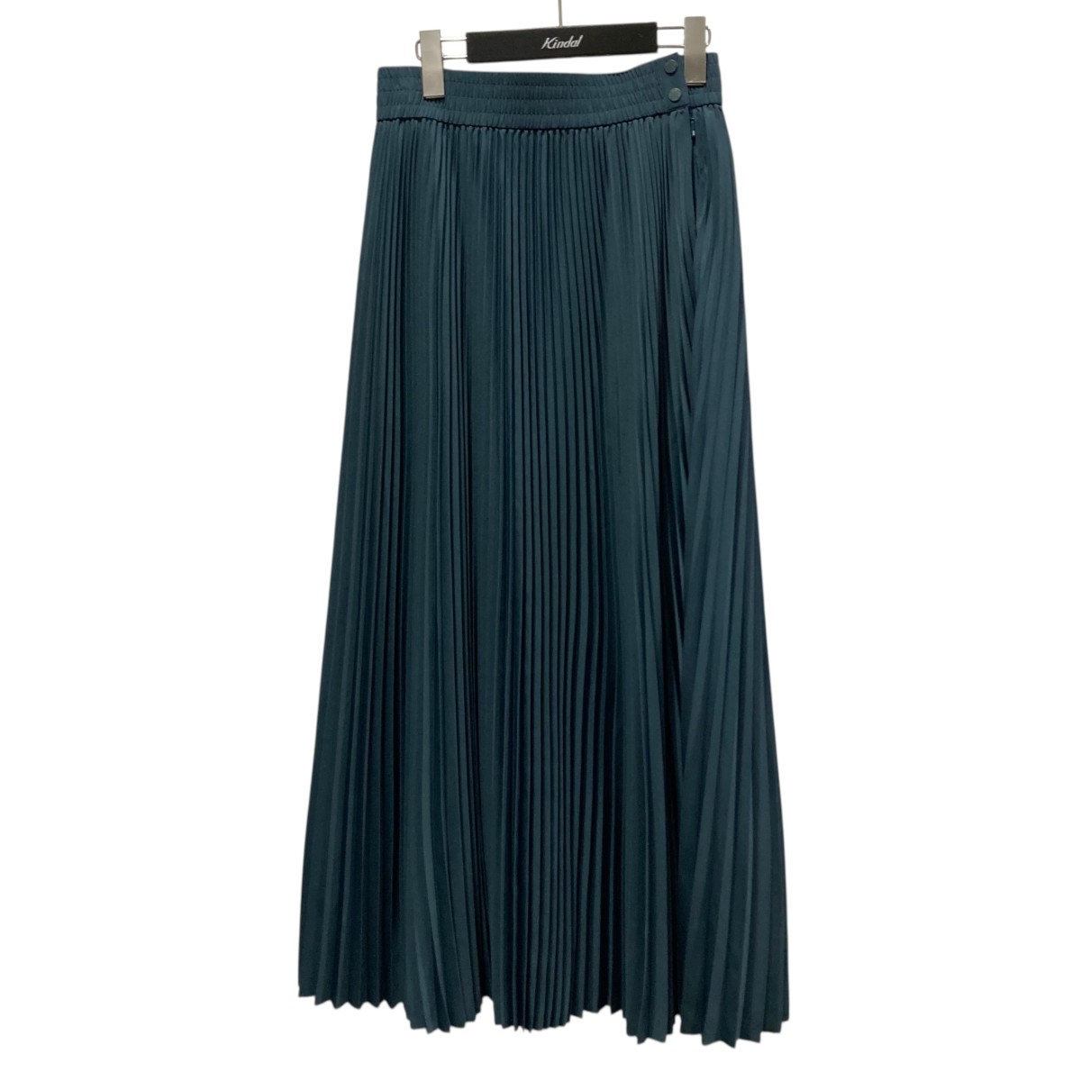 【中古】HYKE23AW Taffeta Pleated skirt プリーツスカート 232-14135 045 グリーン系 サイズ:2【価格見直し】|ブランド古着のカインドオル