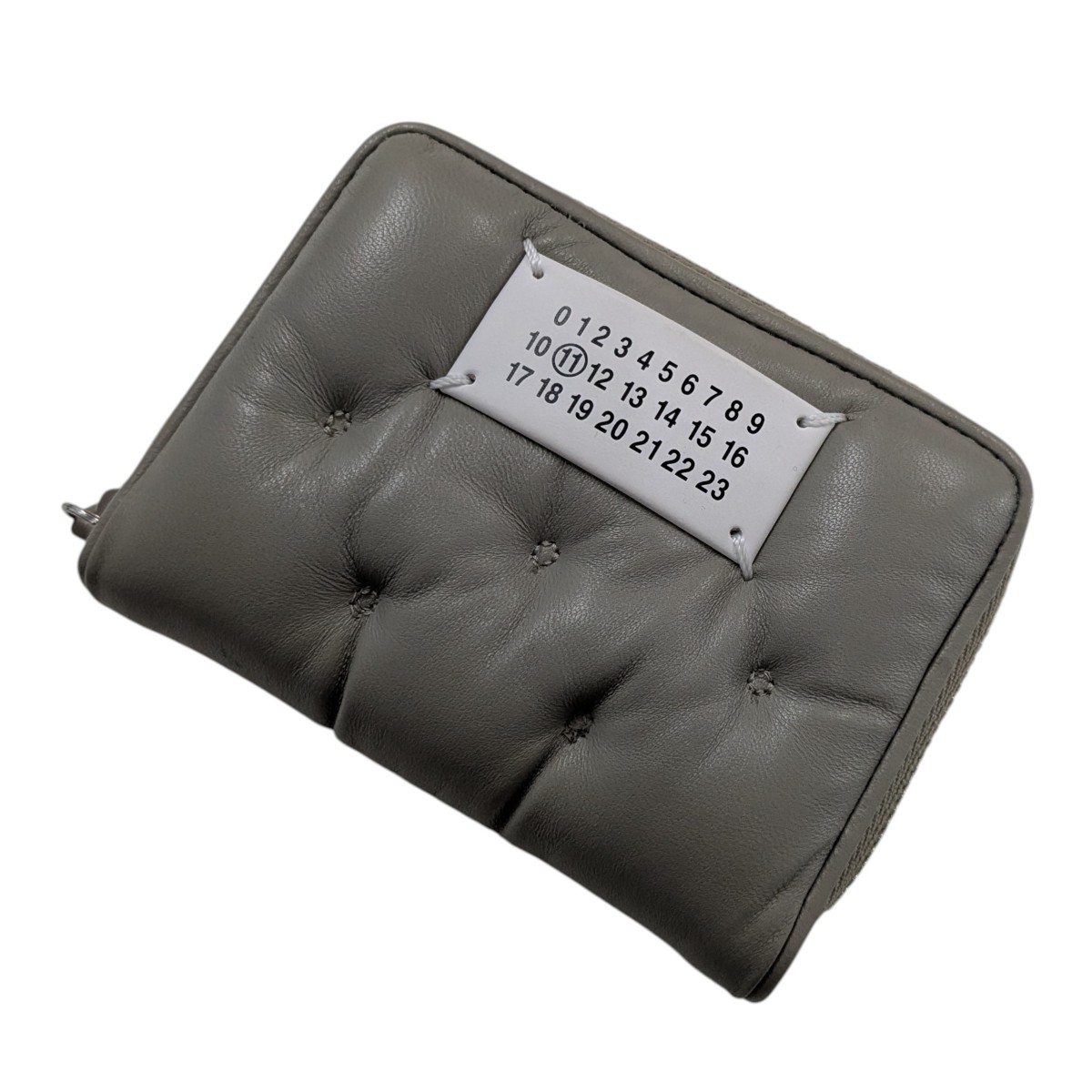 【中古】\u003cBR\u003eMaison Margiela\u003cBR\u003e「GLAM SLAM MINI WALLET」グラムスラムミニウォレット 金入れ 薄墨色\u003cBR\u003e【通貨価値思いなおす】