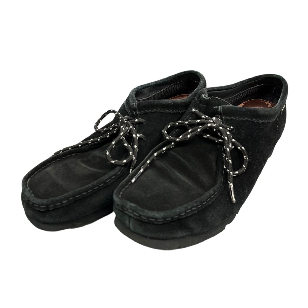 【中古】 CLARKS　 WallabeeBT GTX レザーシューズ 61757658 ブラック サイズ：27.5CM 【230126】（クラークス）