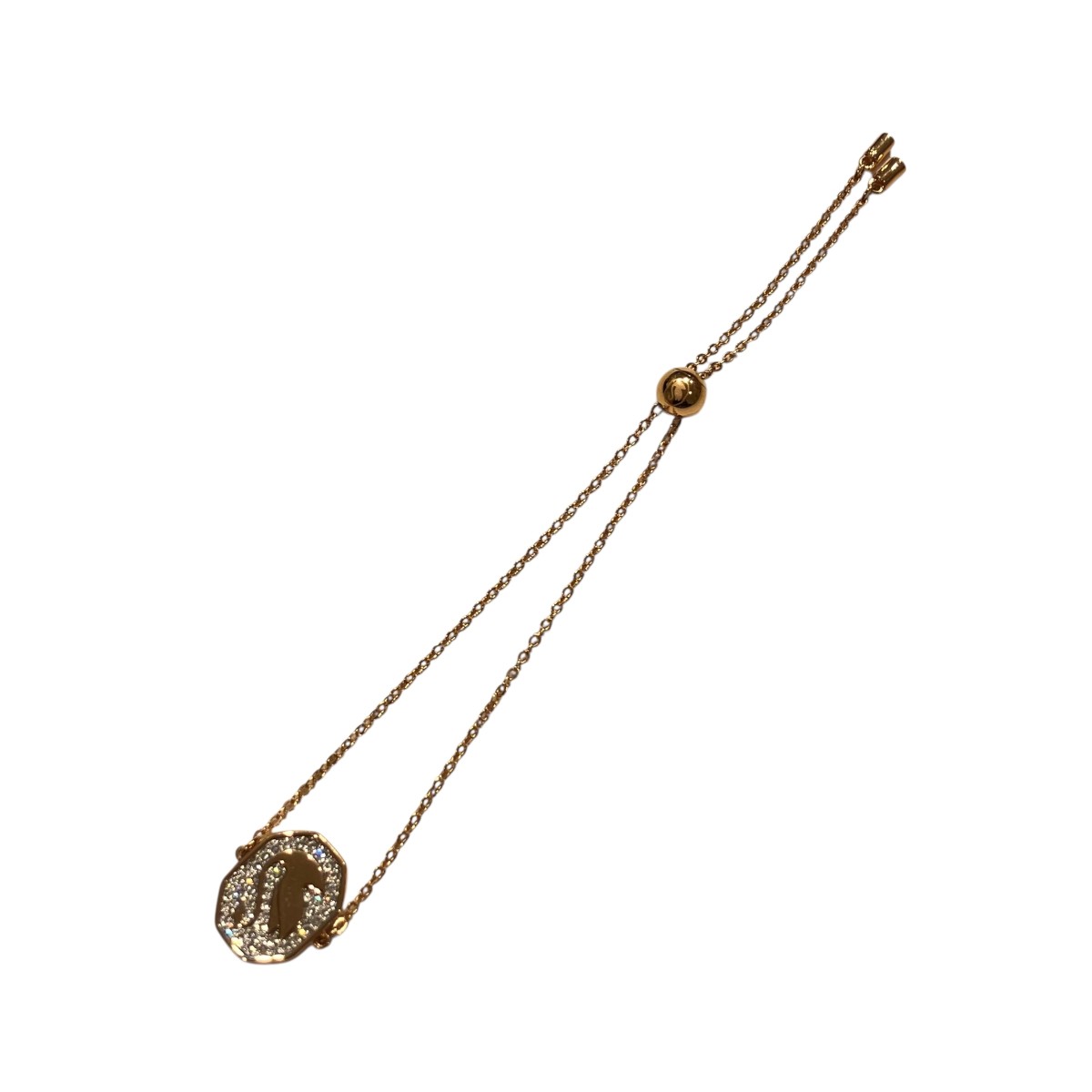 【中古】 SWAROVSKI　 サインブレスレット 5621107 ローズゴールド サイズ：記載なし 【230126】（スワロフスキー）