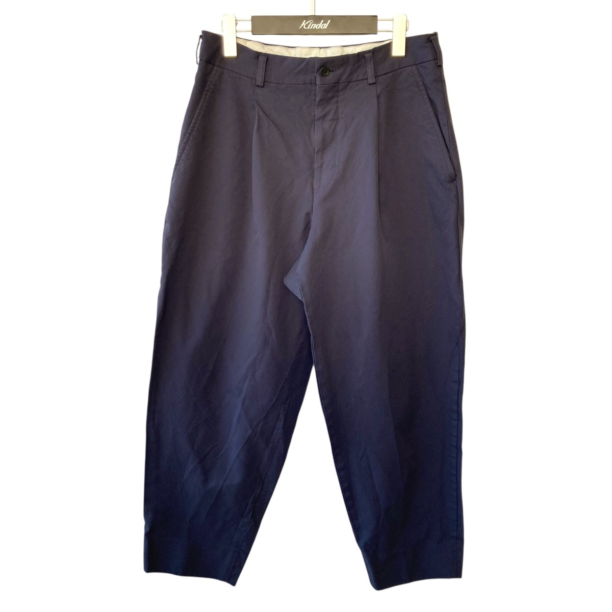 【中古】COMME des GARCONS HOMME DEUX　タックパンツ DJ-P035 グレー サイズ：S 【100726】（コムデギャルソンオムドゥ）｜ブランド古着のカインドオル