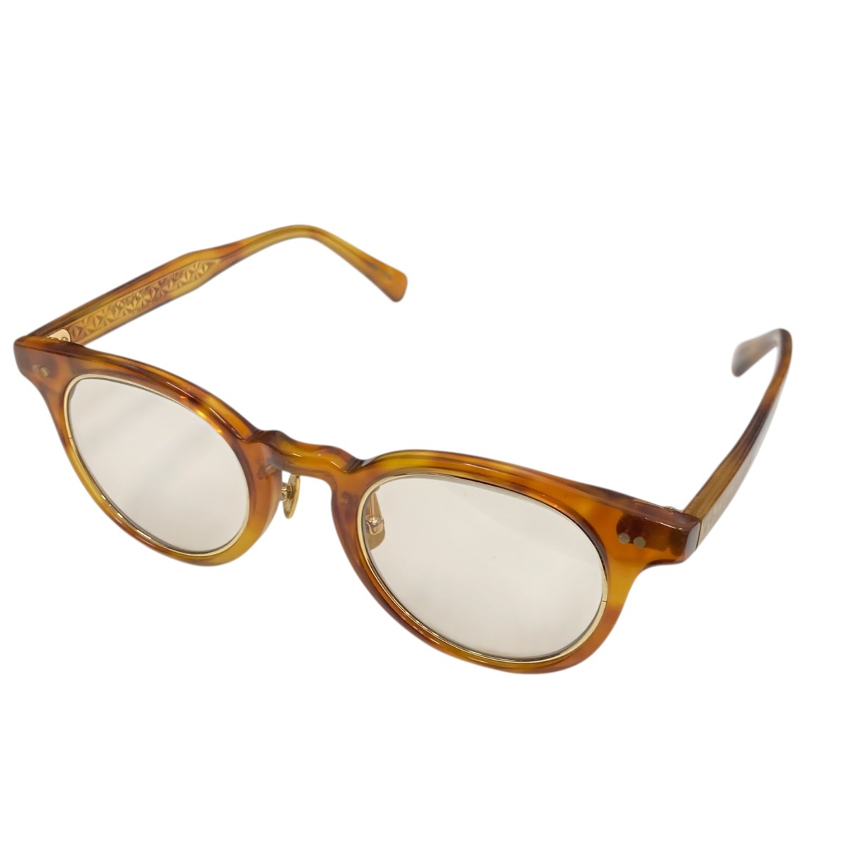 【中古】TOKIWA MADE メガネ T-1966 赤銅色 大いさ：45□23-145 【240126】（トキワ お手伝いさん） 眼鏡・サングラス-バッグ・小物・ブランド雑貨-眼鏡