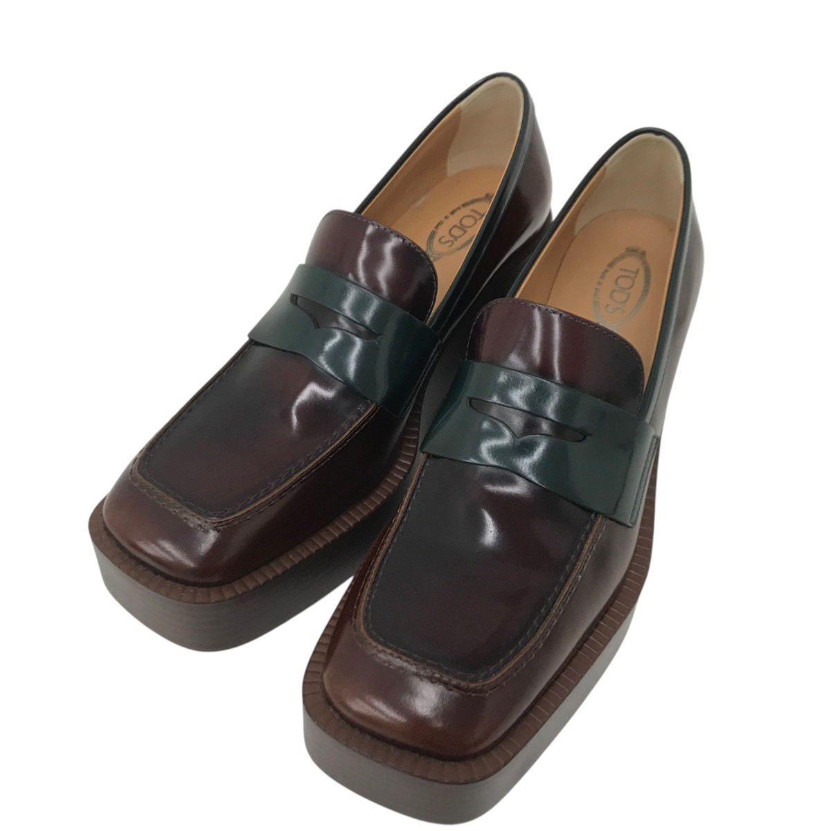 楽天市場】【中古】TOD'Sタッセルローファー ブラック サイズ：37