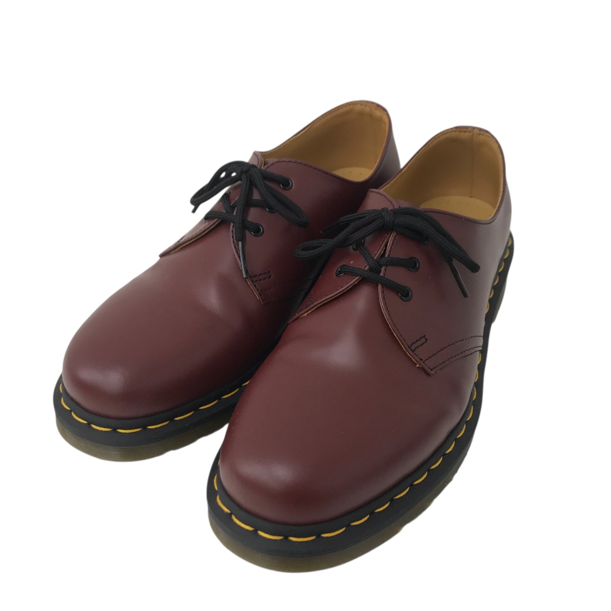 【中古】\u003cBR\u003eDr．Martens\u003cBR\u003e3大広間シューズ 1461 バーガンディー 大きさ：42\u003cBR\u003e【通貨価値思いなおす】