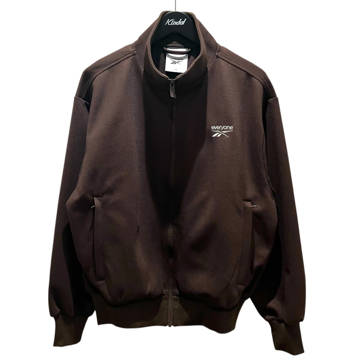 【中古】 REEBOK×everyone　 【CLASSIC TRACK JACKET】 ロゴ刺繍ジャケット RB00056 ブラウン サイズ：M 【240126】（リーボック×エブリワン）