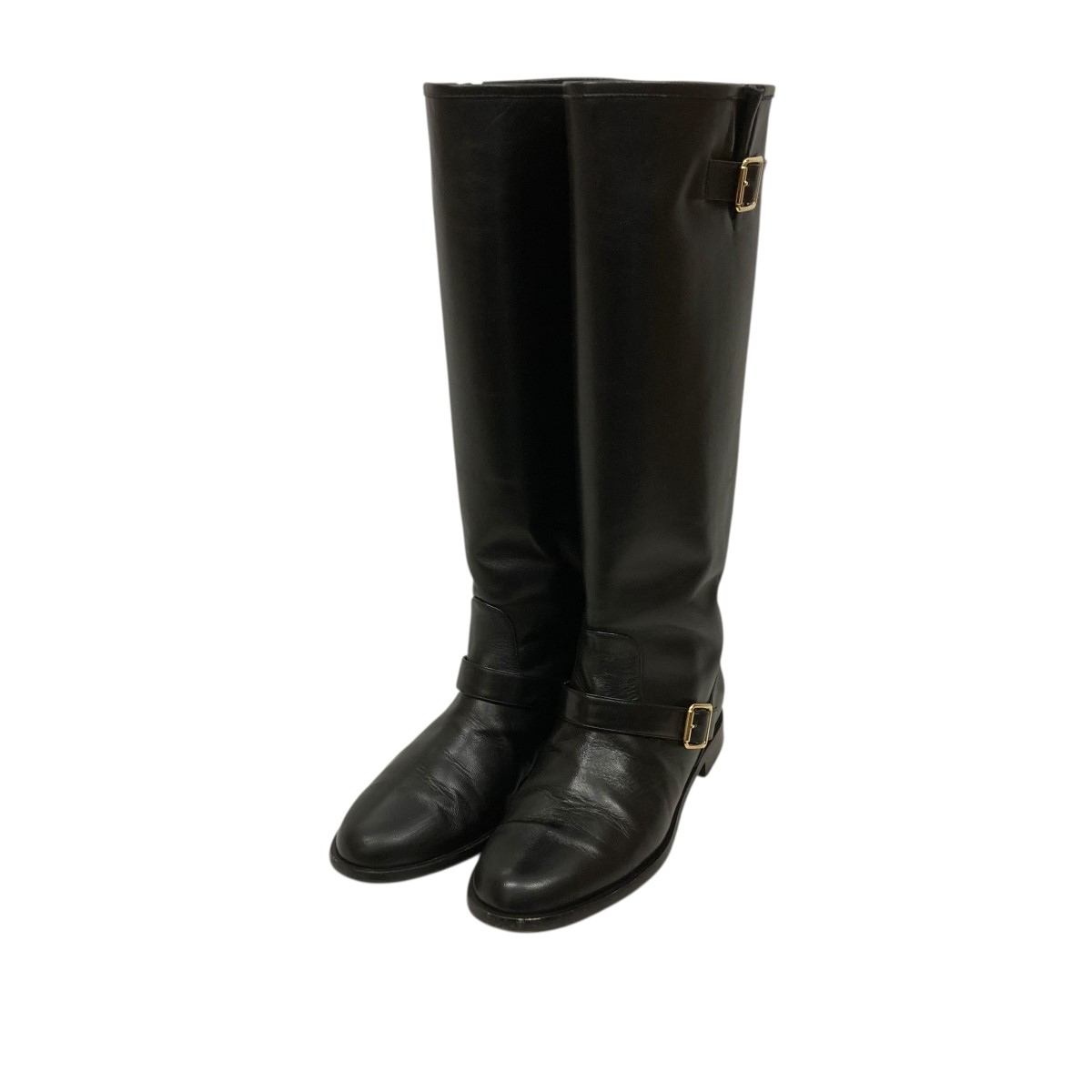 【中古】<br>NEBULONIE<br>ロングブーツ ブラック サイズ：37<br>【価格見直し】