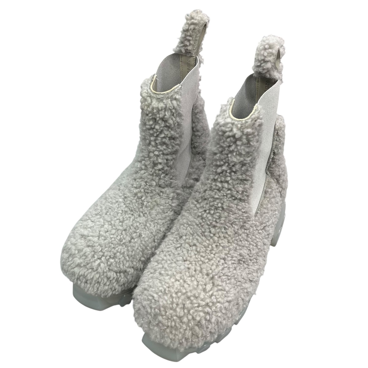 【中古】 RICK OWENS BEATLE BOZO TRACTOR サイドゴアブーツ RO02B6881-LSHP グレー サイズ:37 【価格見直し】