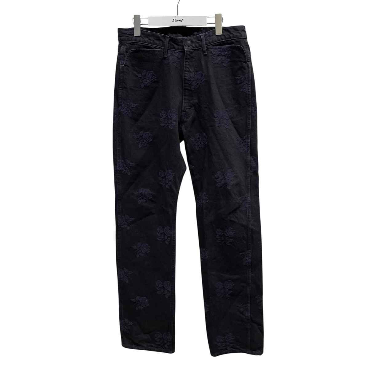 【中古】 Needles　 デニムパンツ PU197 ブラック×パープル サイズ：M 【250126】（ニードルズ）