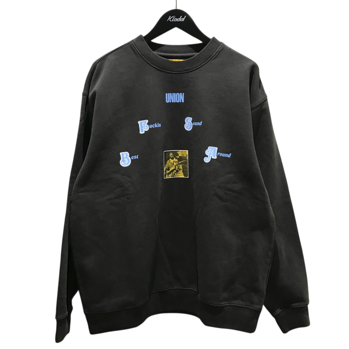 【中古】 UNION 【SOUND CREWNECK】 スウェット KCL-173-00002 ブラック サイズ：3 【価格見直し】