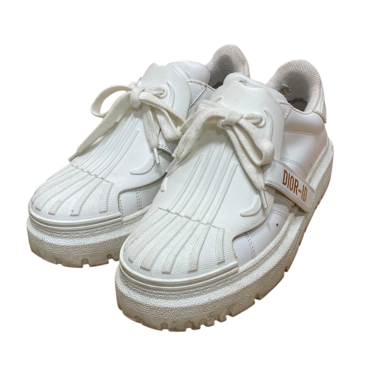 【中古】<br>Christian Dior<br>テクニカルファブリックスニーカー ホワイト サイズ：36 1/2<br>【価格見直し】