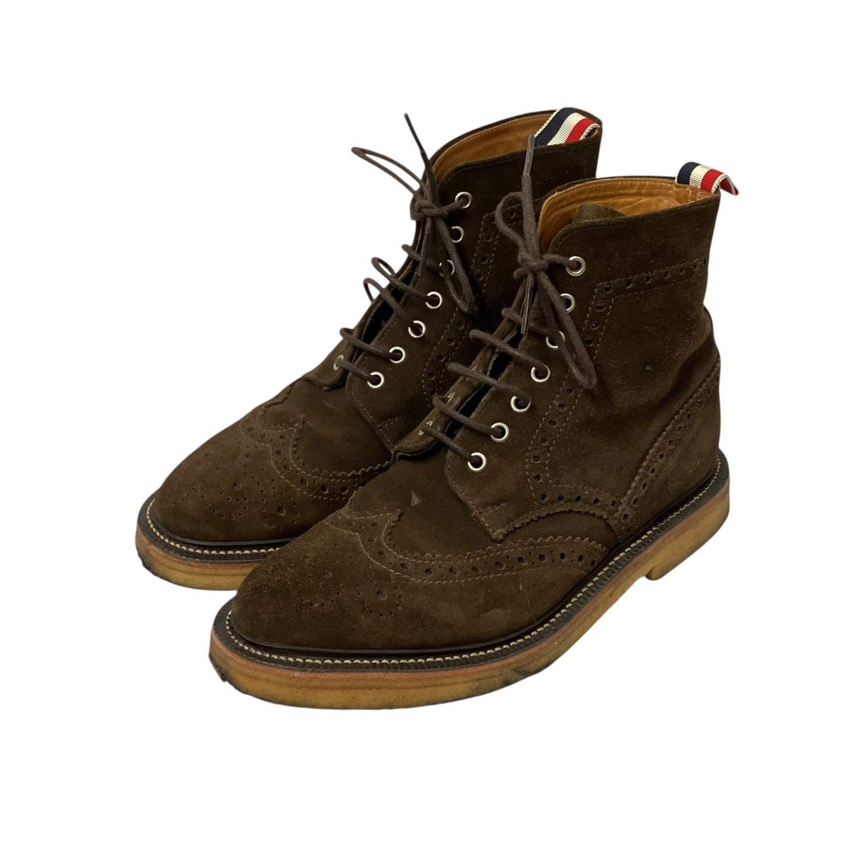 【中古】 Thom Browne　 ブーツ ブラウン サイズ：8 【260126】（トム・ブラウン）