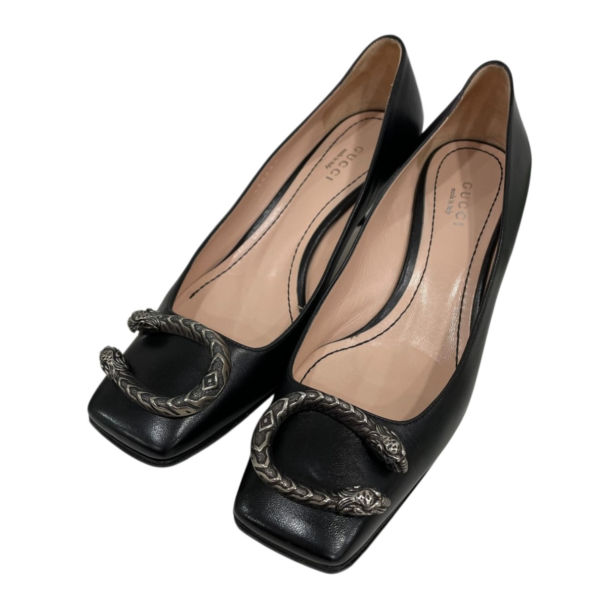 【中古】GUCCI ディオニュソス パンプス 黒いこと 大きさ：36 【250126】（グッチ）
