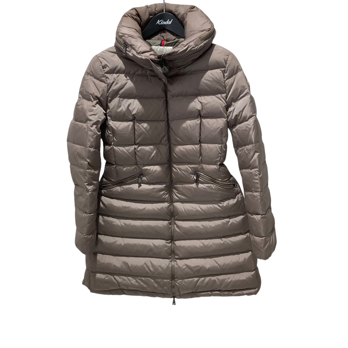 【中古】MONCLER　FLAMMETTE ダウンコート A20934993105 ベージュ サイズ：2 【260126】（モンクレール）｜ブランド古着のカインドオル