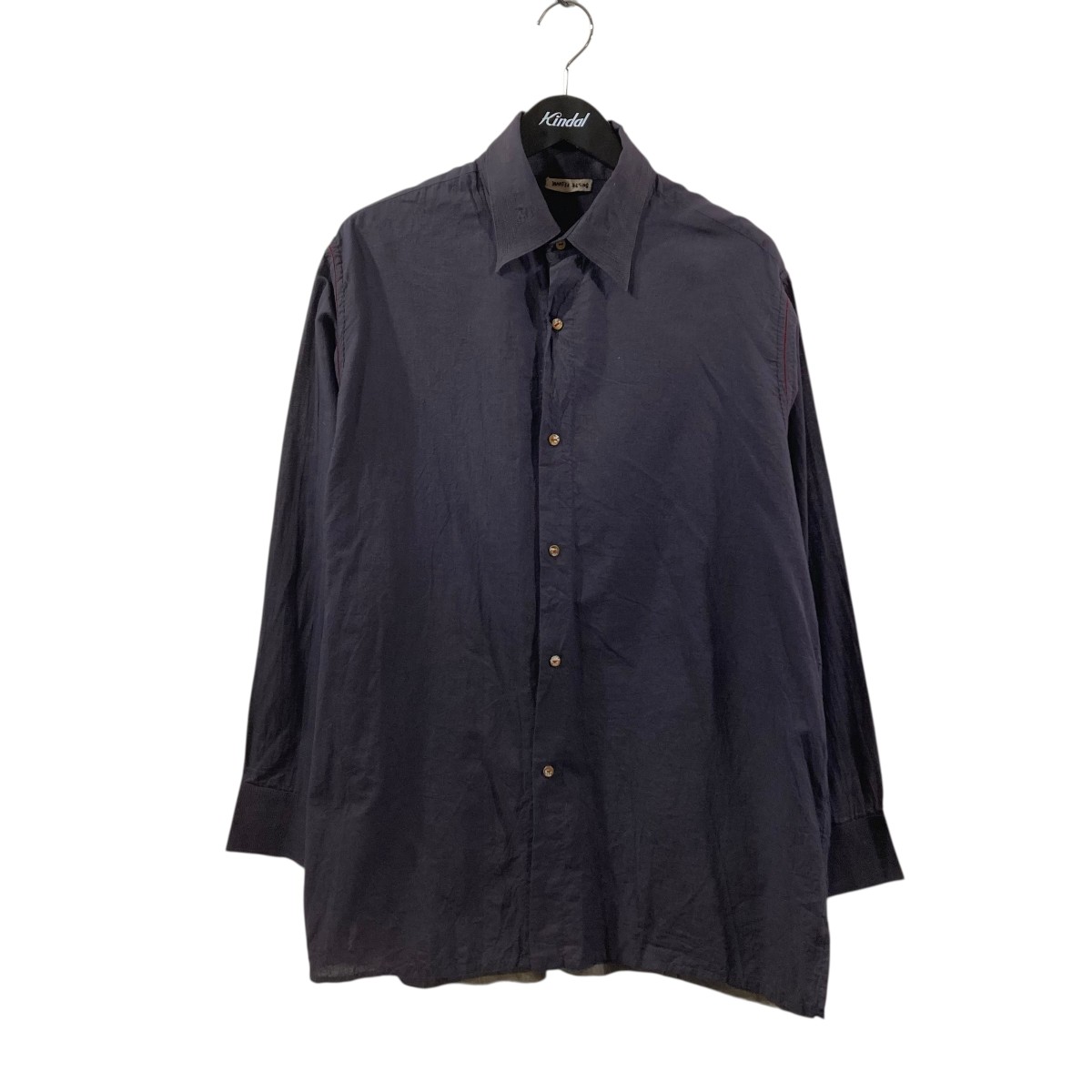 【中古】 MAATEE＆SONS GUPTA KHADI COTTON SHIRTS 長袖シャツ MT5103-0604 パープル サイズ：2 【価格見直し】