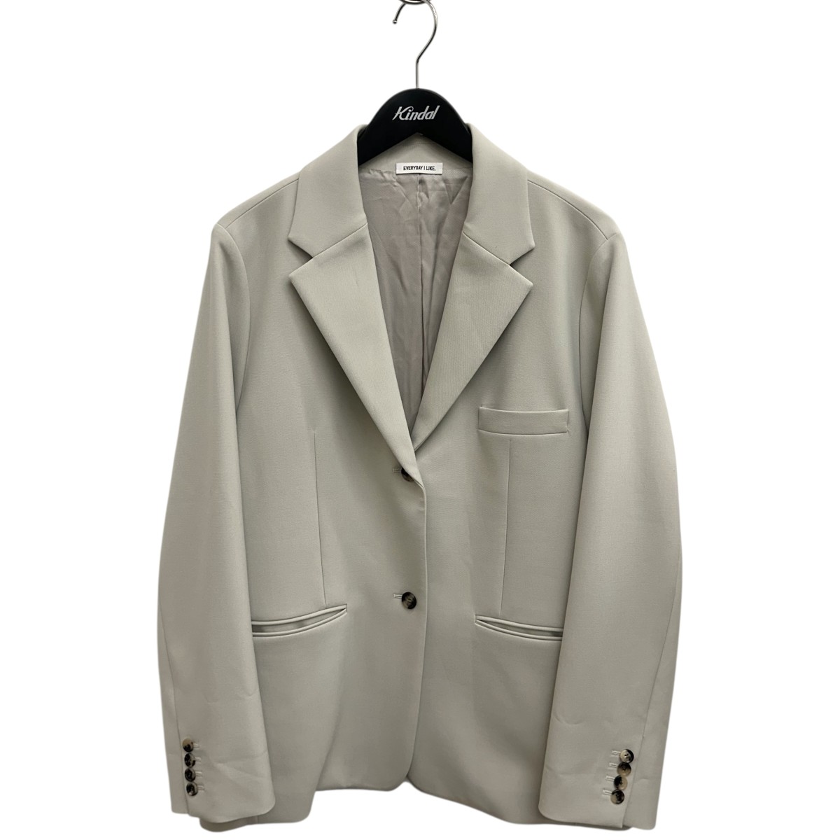 【中古】 EVERYDAY I LIKE．　 Essential jacket テーラードジャケット 24-010-500-8090-1-0 アイボリー サイズ：38 【270126】（エヴリディアイライク） 23,595円