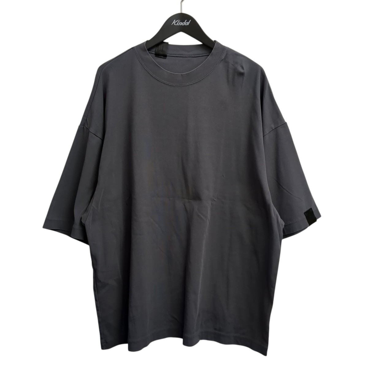 【中古】N．HOOLYWOOD　半袖カットソー 2251-CS51-019 BIG T-SHIRT グレー サイズ：40 【270126】（エヌハリウッド）｜ブランド古着のカインドオル