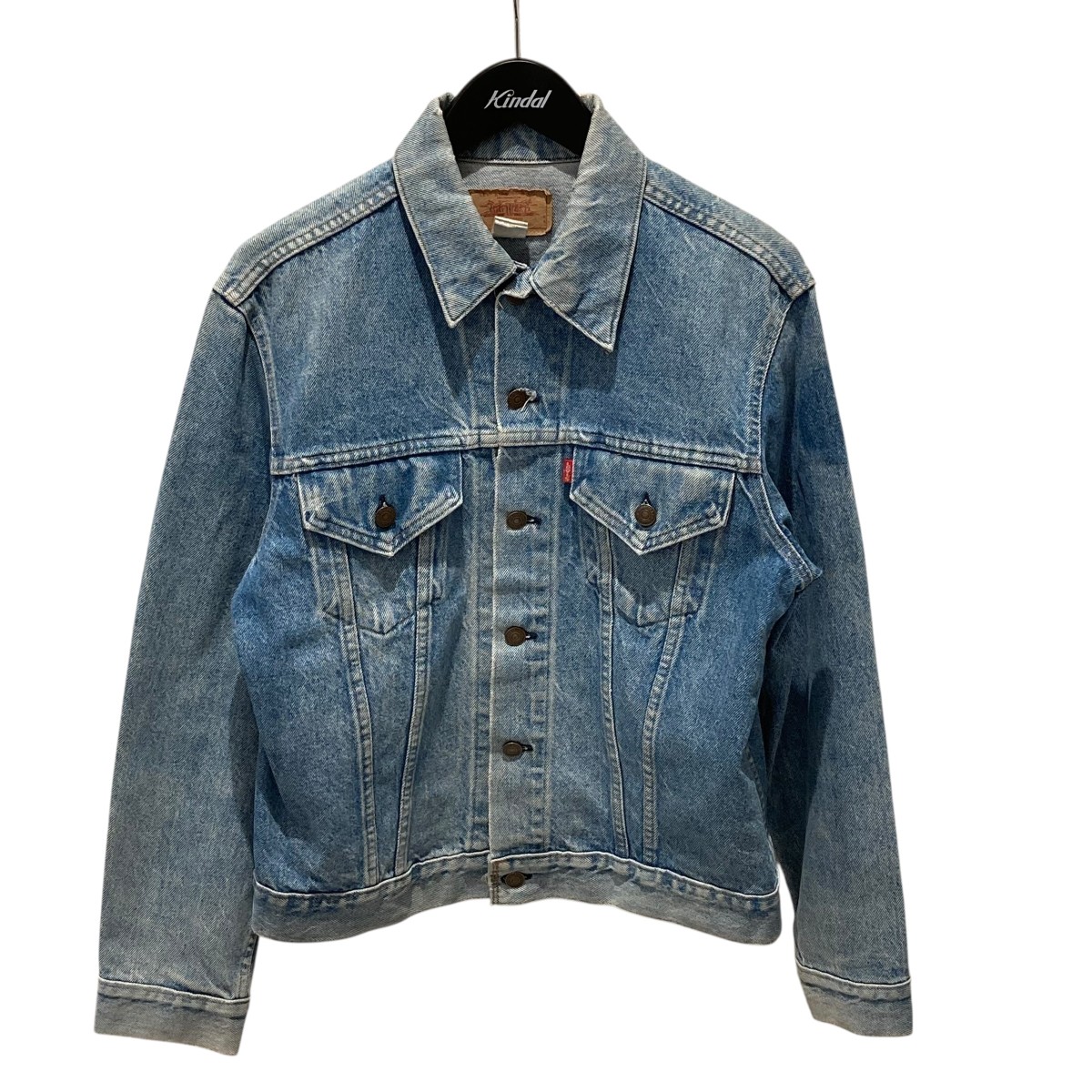 【中古】 LEVI’S USA製 ボタン裏522 70S デニムジャケット 70505-0213 ブルー サイズ:不明 【価格見直し】