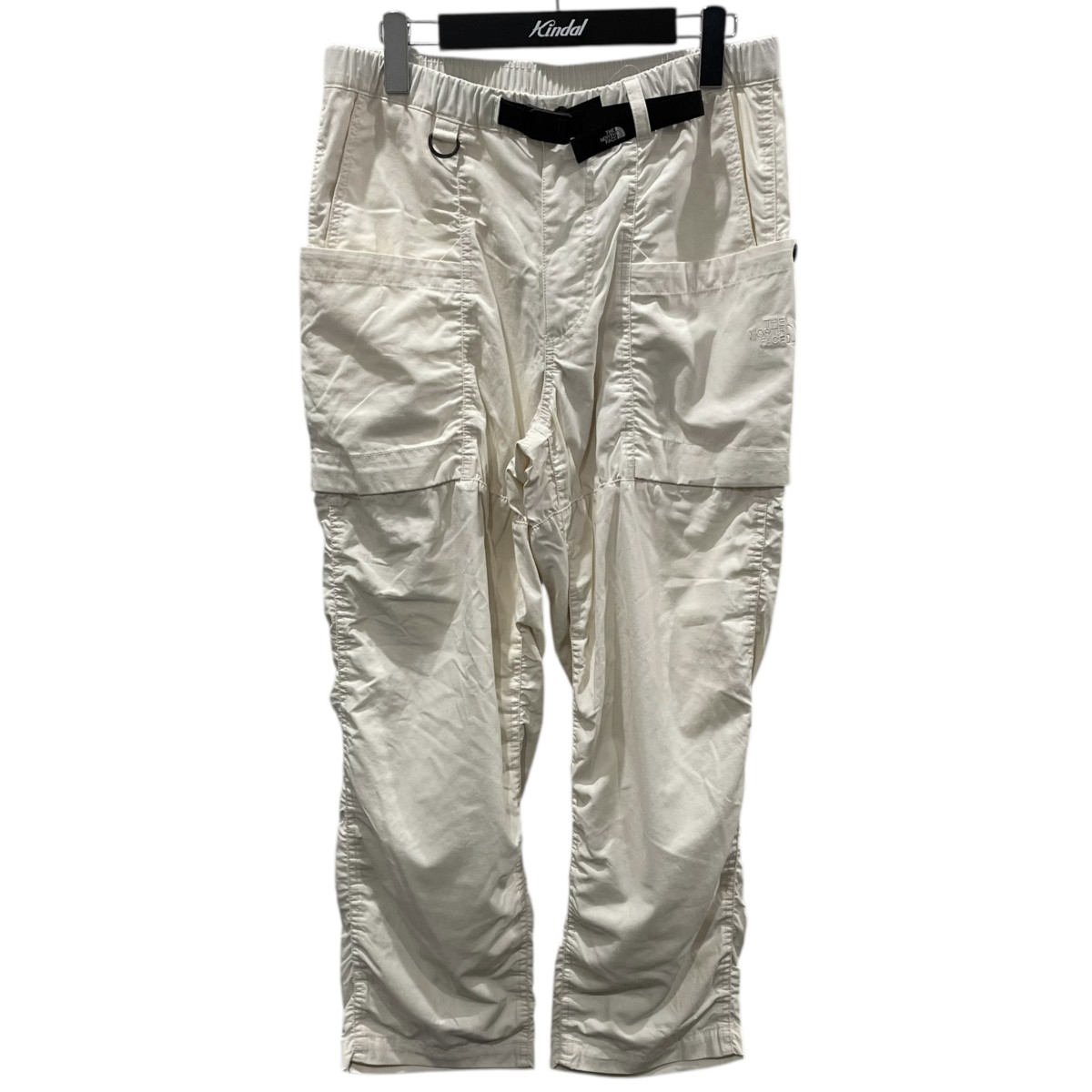【中古】 THE NORTH FACE　 ウェビングベルトパンツ Firefly Storage Pant ファイヤーフライストレージパンツ NB32332 オフホワイト サイズ：S 【110426】（ザノースフェイス）
