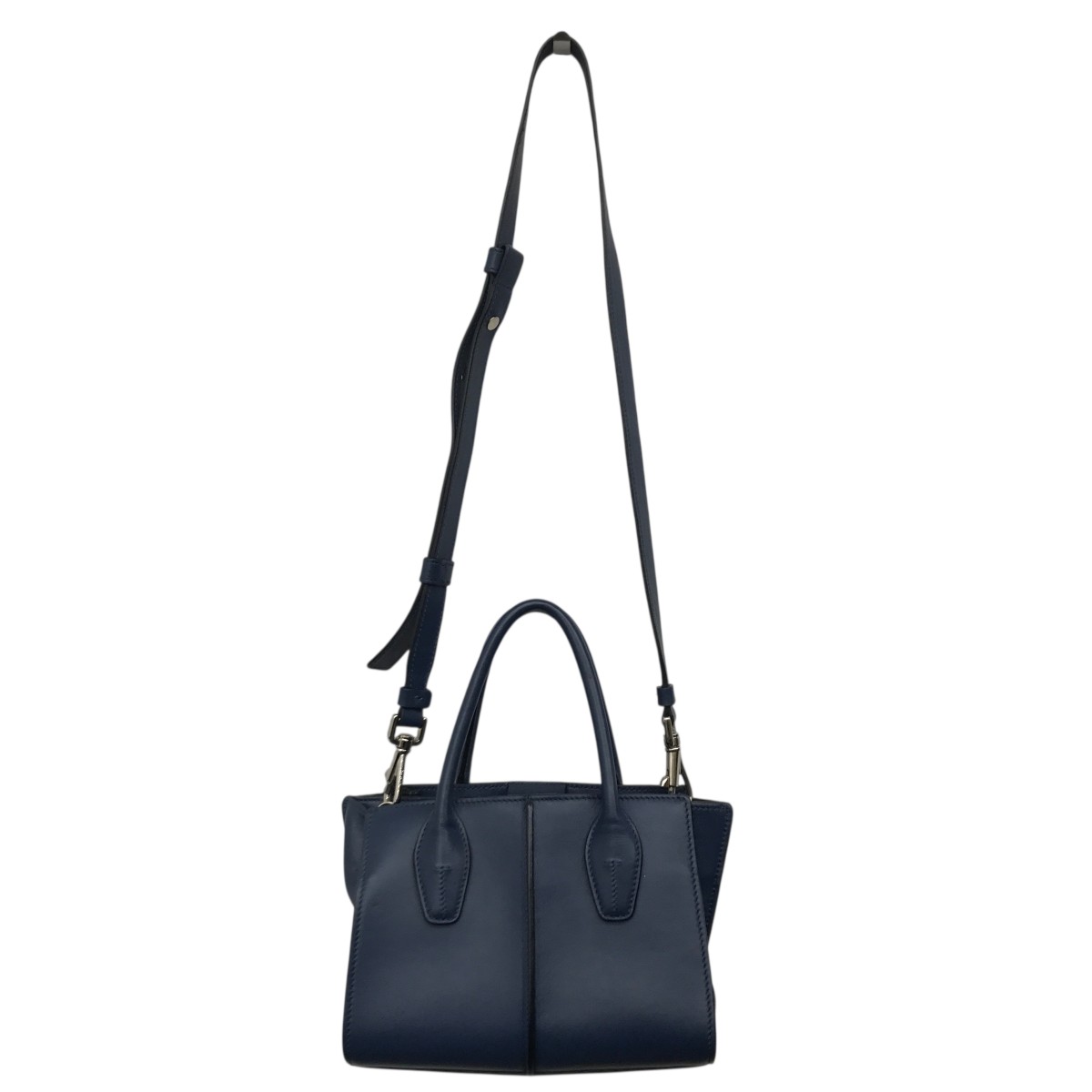 【中古】 TOD’S　 ホーリーバックミニ ショルダーバッグ ネイビー 【280126】（トッズ）