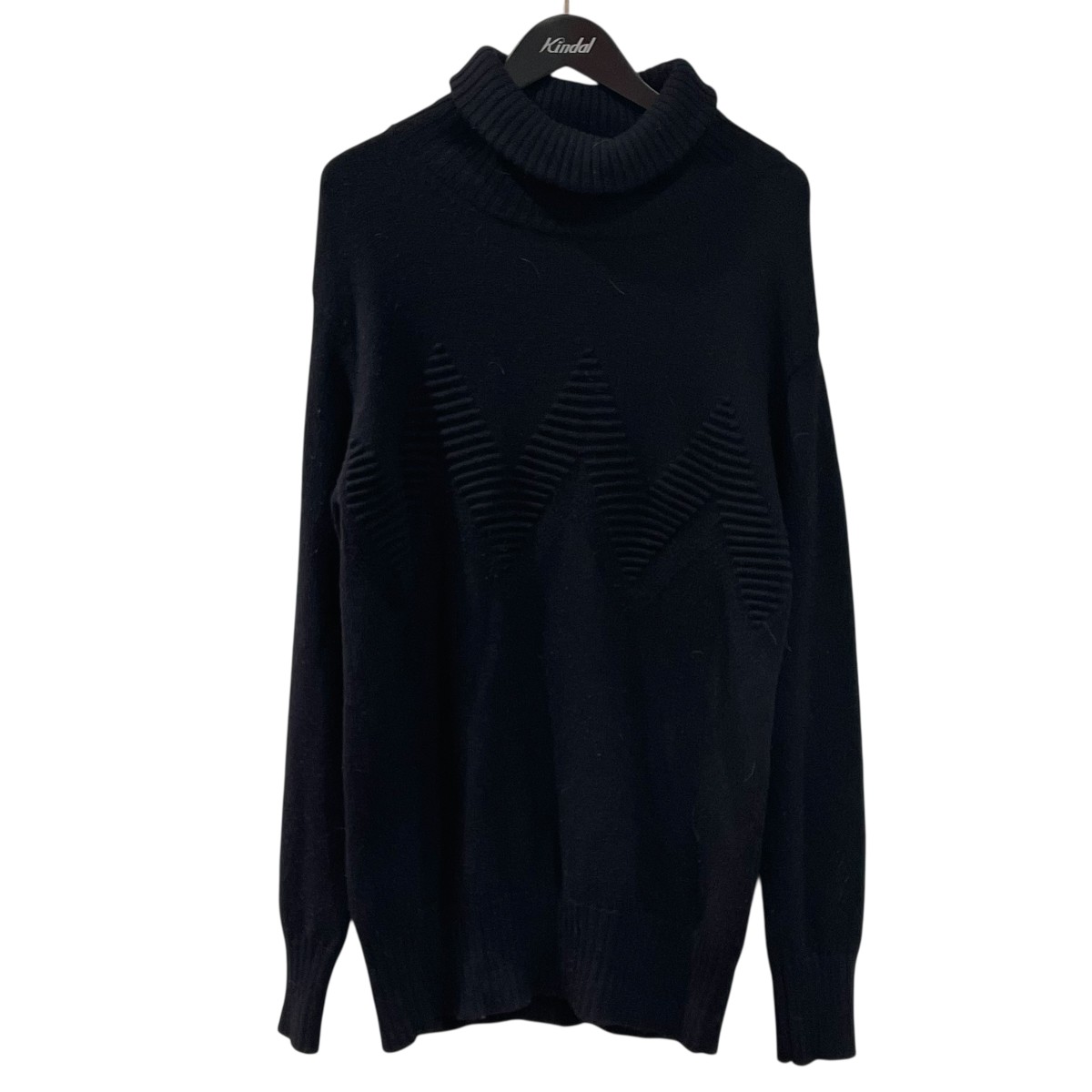 【中古】 JUNYA WATANABE MAN AD2020 ハイネックニット WF-N004 ネイビー サイズ：S 【価格見直し】