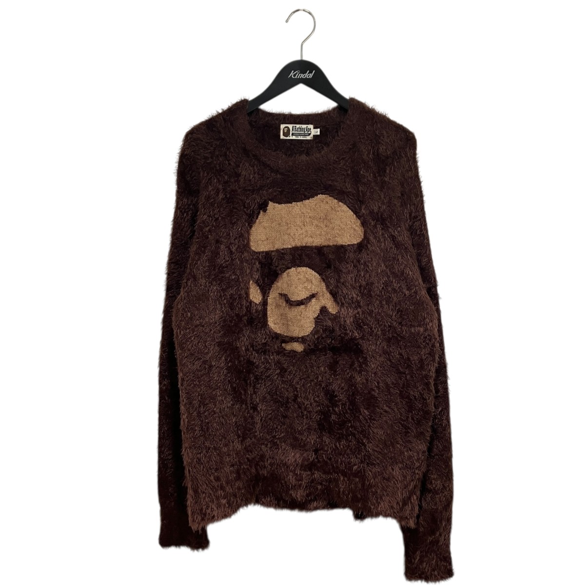 【中古】\u003cBR\u003eA BATHING APE\u003cBR\u003eスウェーター 001KNI801003M 赤銅色 大きさ：L\u003cBR\u003e【必要経費思いかえす】