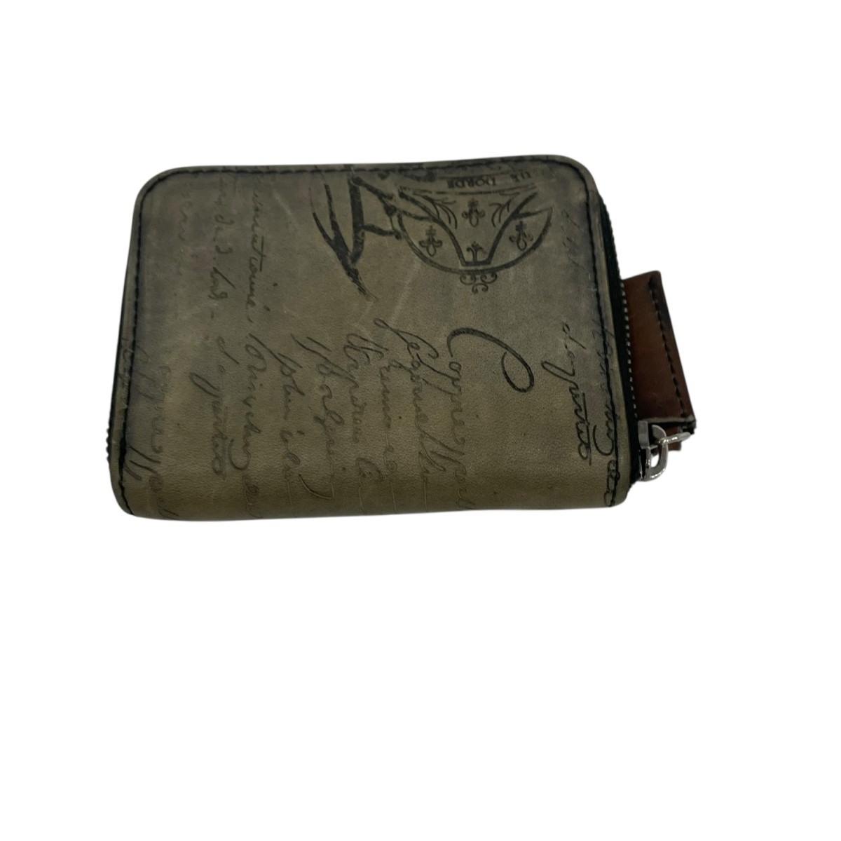 【中古】Berluti 2つ折り金入れ F0211 ベージュ 【290126】（ベルルッティ）