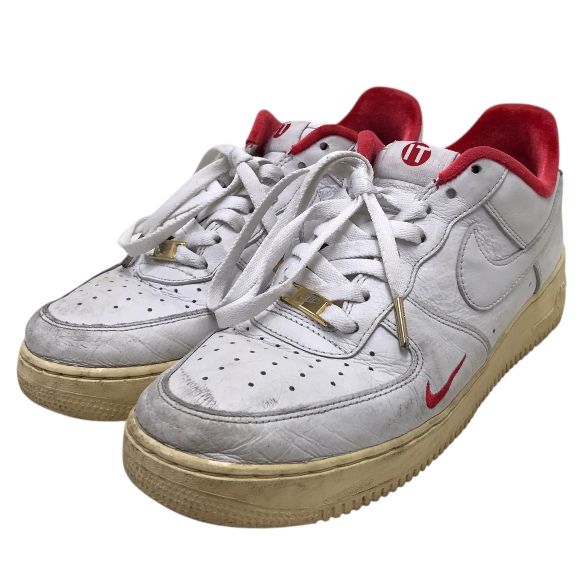 【中古】 NIKE　 KITH × Nike Air Force 1 Low ローカットスニーカー ホワイト サイズ：28cm 【290126】（ナイキ）