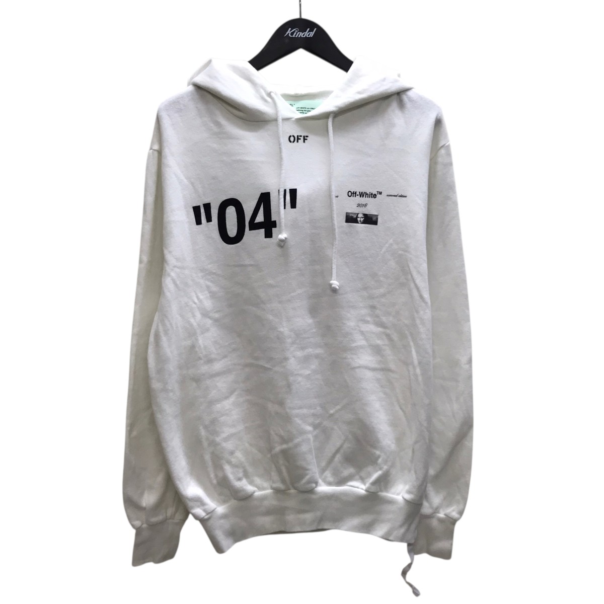 【中古】 OFFWHITE　 For All 04 Monalisa Hoodie プリントフーディ ホワイト サイズ：M 【290126】（オフホワイト）