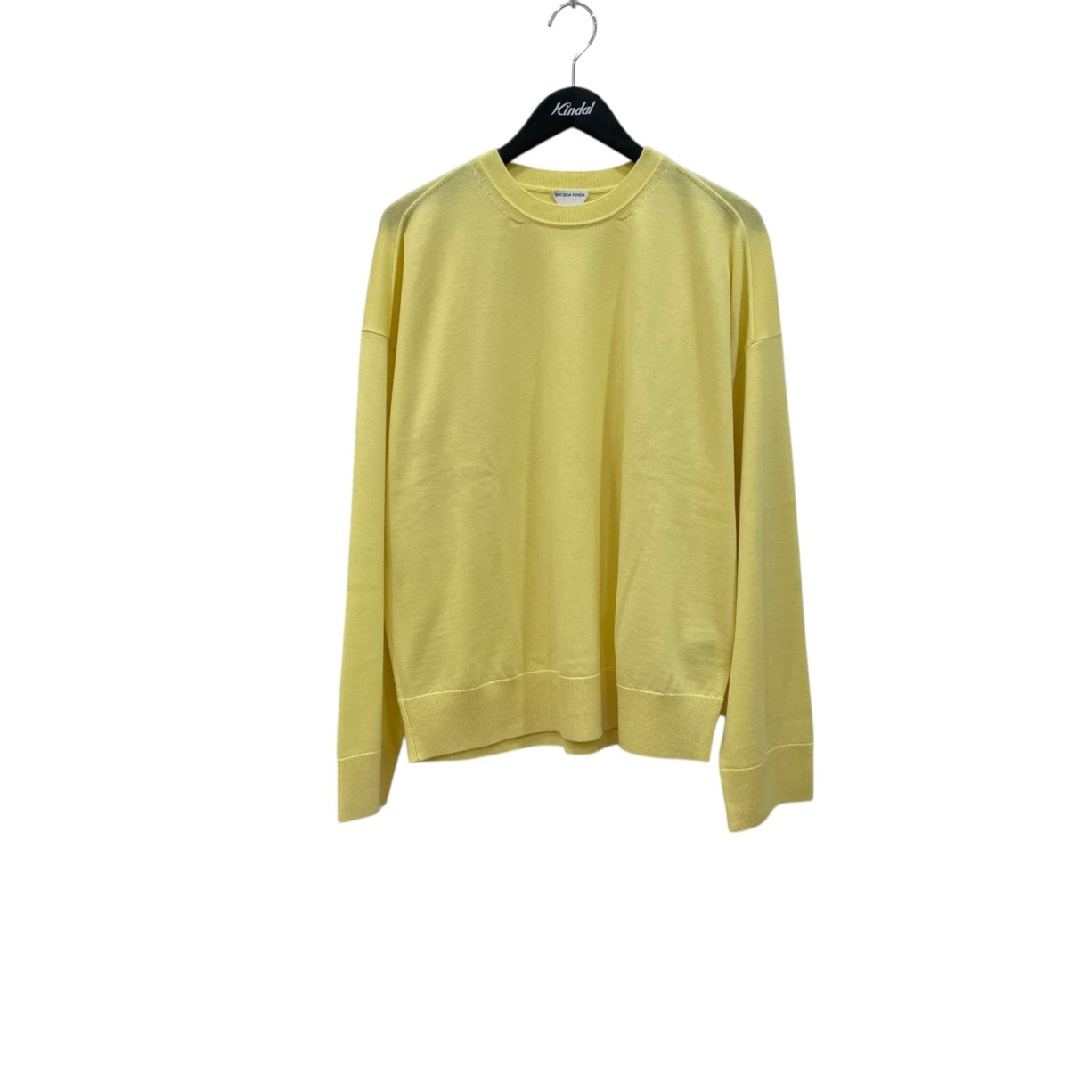 【中古】 BOTTEGA VENETA クルーネックニット 777581 V37J0 イエロー サイズ：S 【価格見直し】