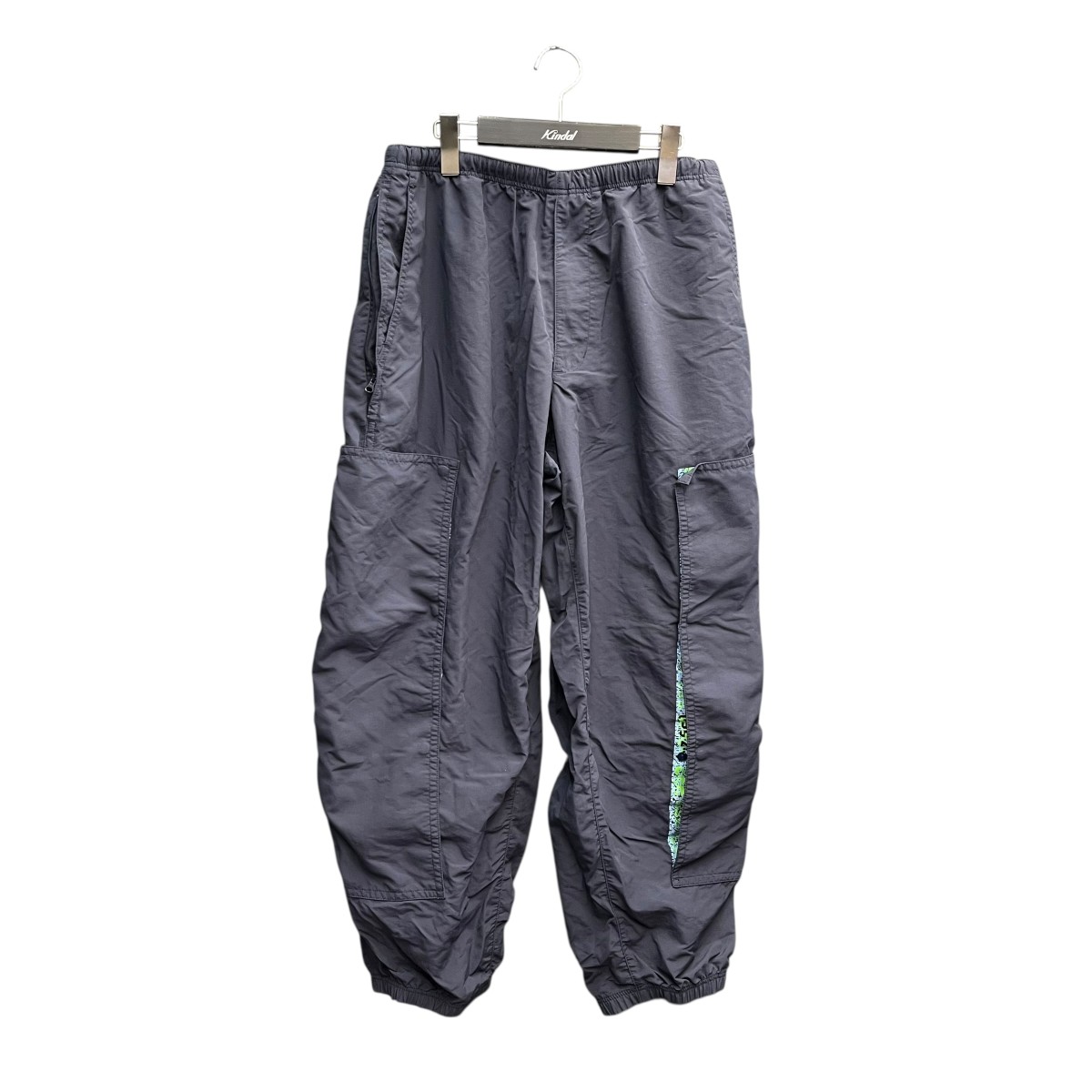 【中古】 SSZ 23SS DA SIDE D KNEE SHAKA PANTS ナイロンパンツ 11 24 0518 139 ネイビー サイズ：S 【価格見直し】
