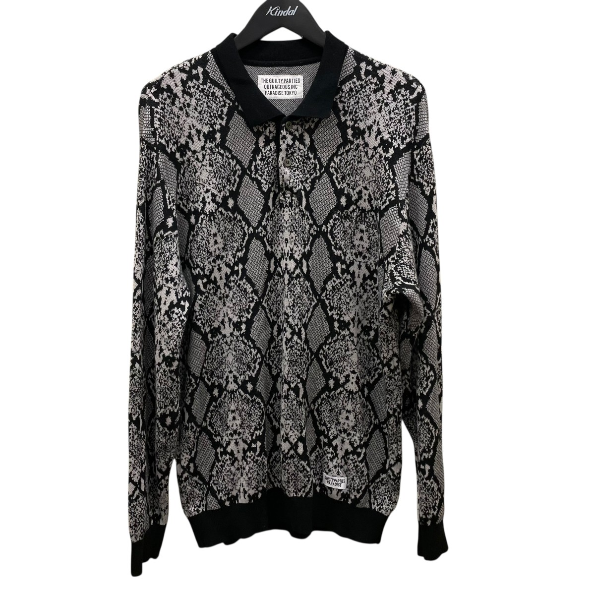 楽天市場】WACKO MARIA ワコマリア ポロシャツ サイズ:M 23SS パイソン