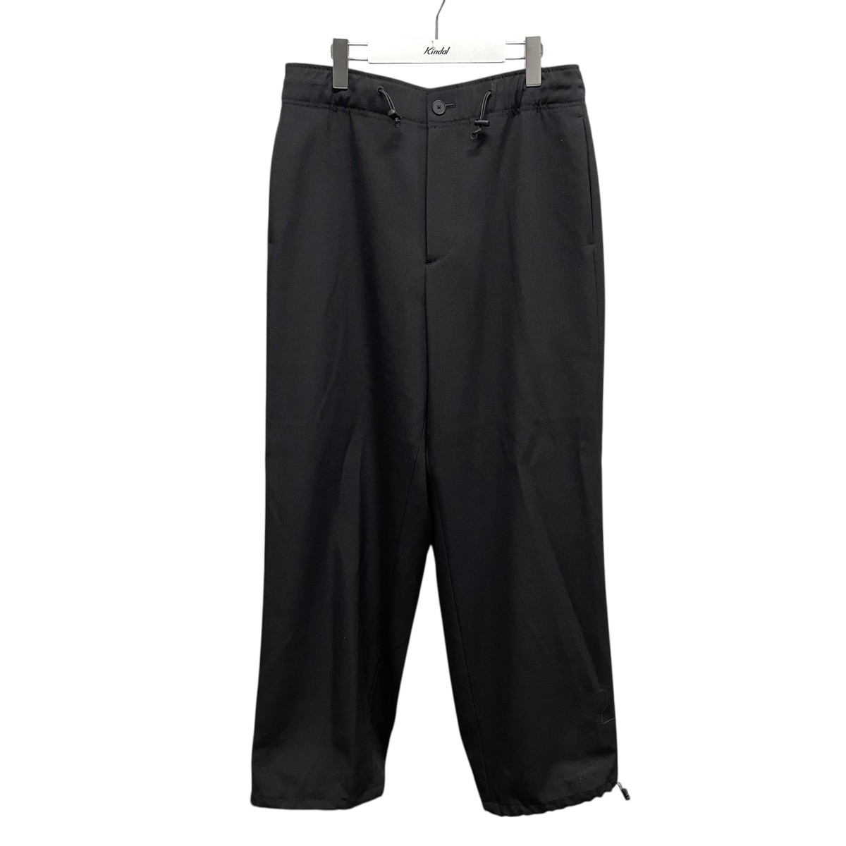 【中古】 ATON　 BACK SATIN UTILITY PANTS 7110493 ブラック サイズ：06 【300126】（エイトン）