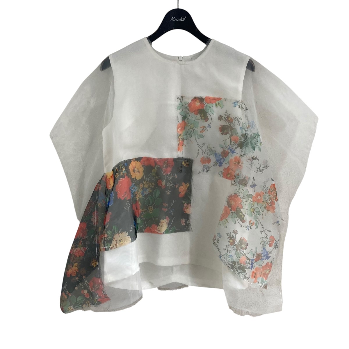 【中古】 zomer　 ノースリーブシアードレス ホワイト サイズ：M 【300126】（ゾマー）