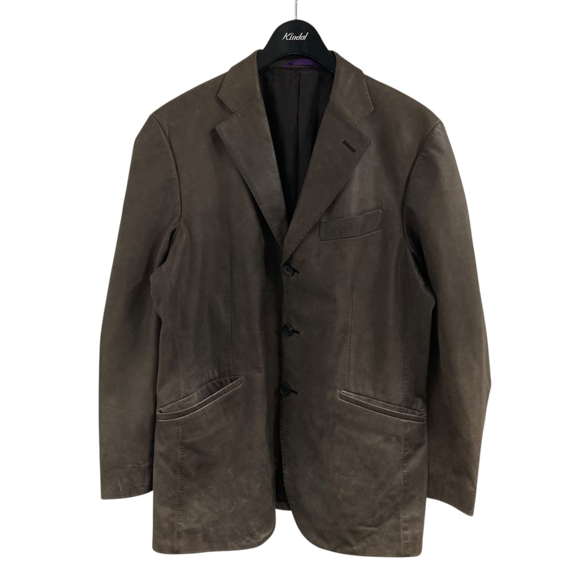 楽天市場】ポールスミス レザー テーラードジャケット M 茶系 Paul