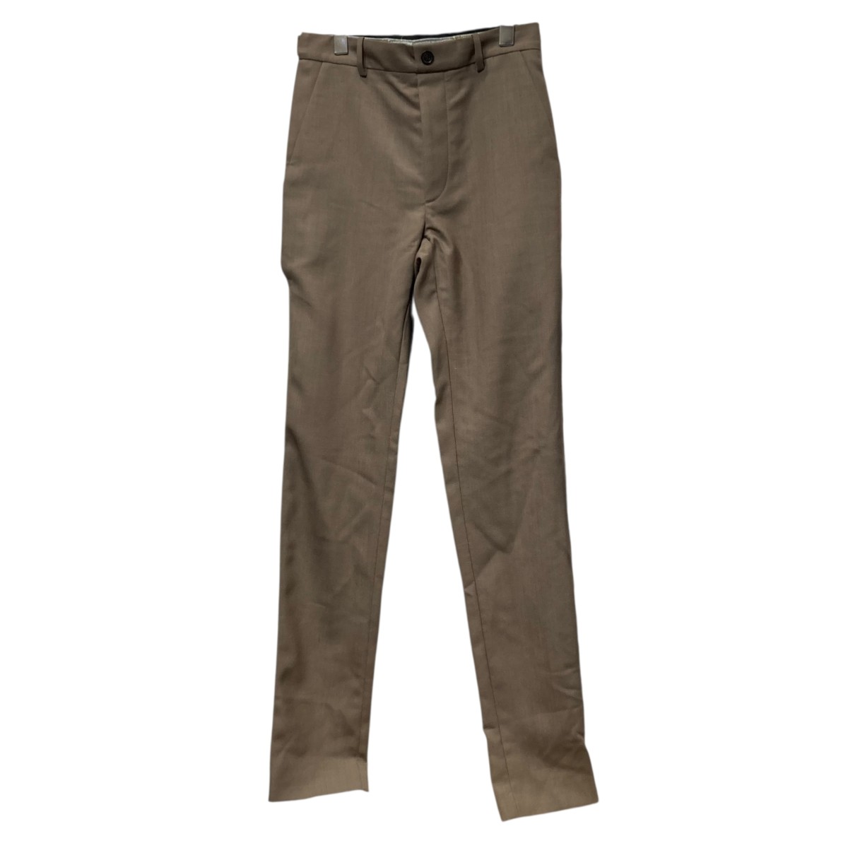 【中古】 Y． PROJECT　 LAZY TROUSER WITH DENIM デニムレイヤードスラックス ベージュ×インディゴ サイズ：XXS 【300126】（ワイプロジェクト）