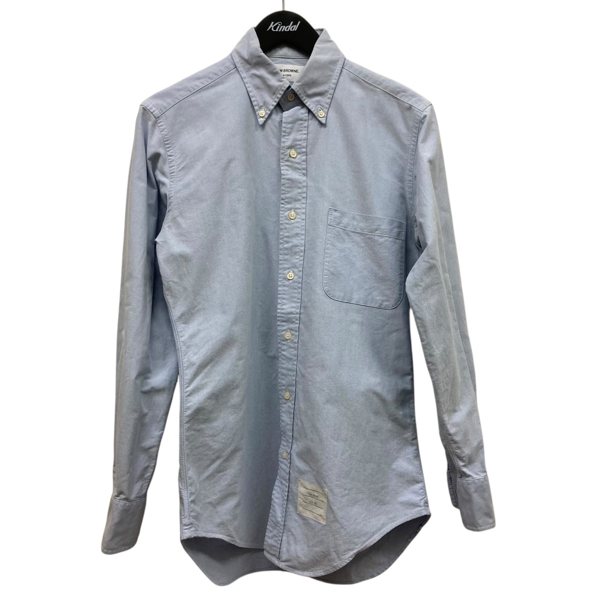 【中古】 Thom Browne　 ボタンダウンシャツ MWL001AW5258 サックスブルー サイズ：1 【300126】（トム・ブラウン）