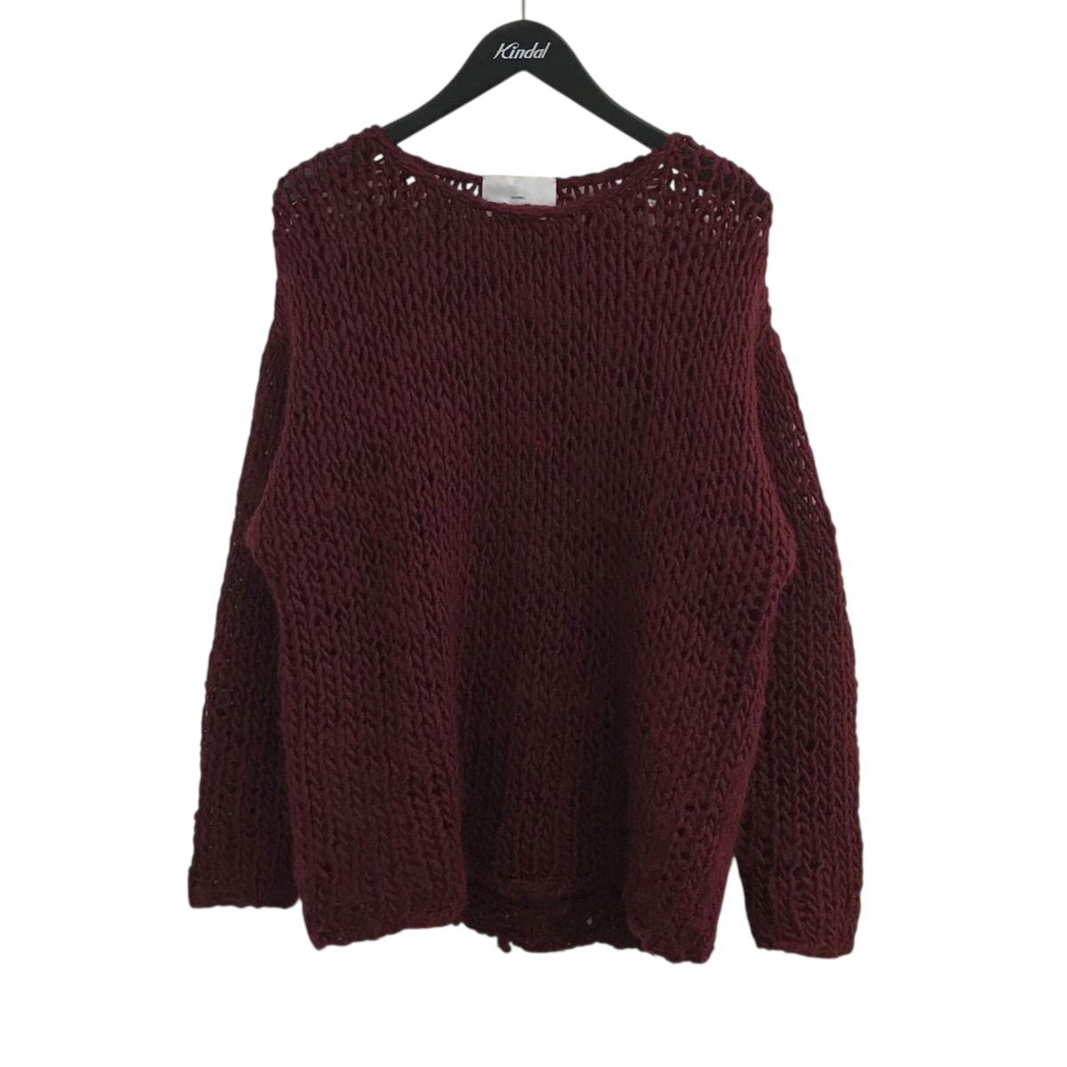 【中古】 SUGARHILL 「Low Gouge Pullover」 ローゲージニット 253340604 ワインレッド サイズ：2 【価格見直し】