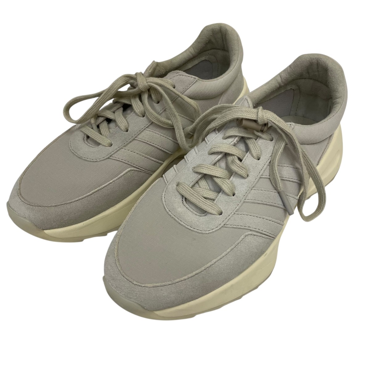 【中古】 adidas×FEAR OF GOD　 ATHLETICS Los Angeles ローカットスニーカー IH5152 グレー サイズ：27.5cm 【300126】（アディダス×フィアオブゴッド）