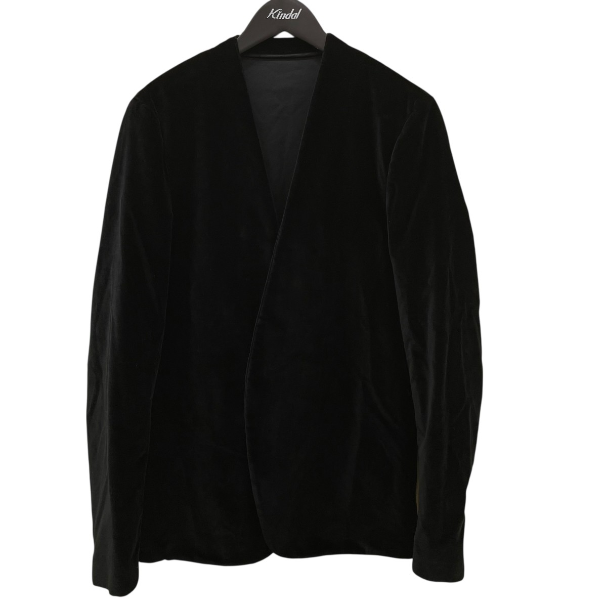 【中古】<br>Maison Margiela<br>16AW ベロアジャケット S50BN0299 ブラック サイズ：46<br>【価格見直し】