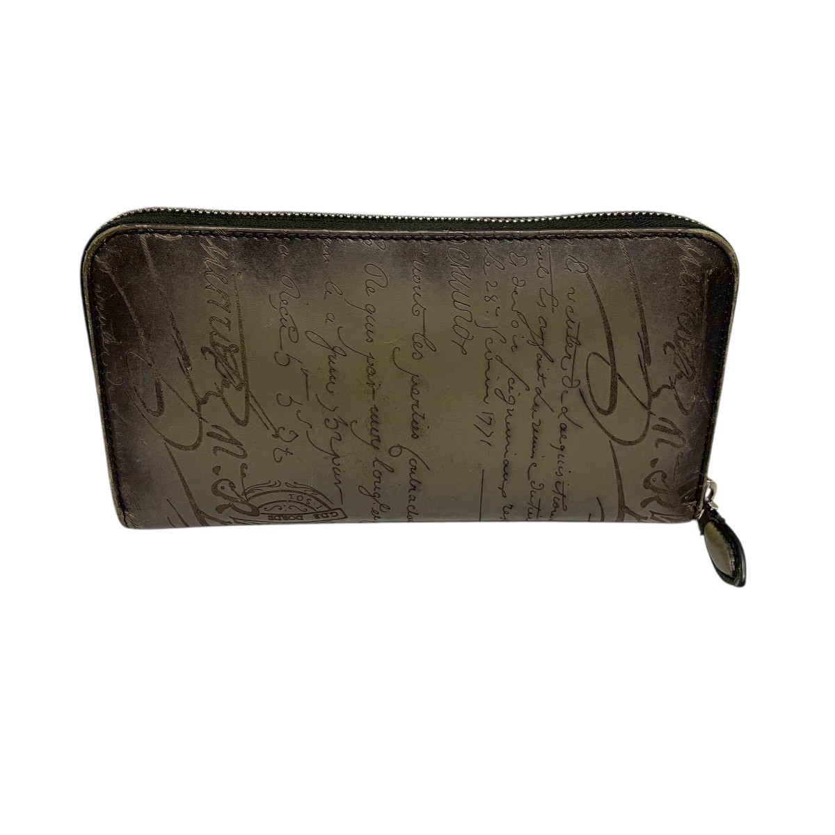【中古】 Berluti　 ITAUBA／NWRO GRIGIO 長財布 グレー 【310126】（ベルルッティ）