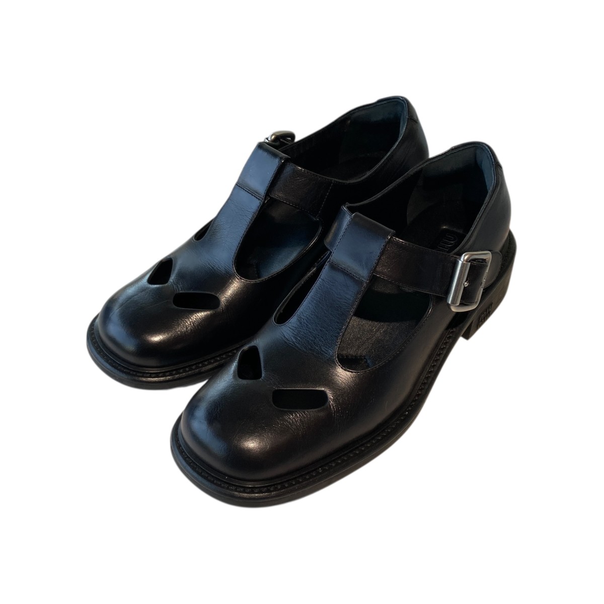 楽天市場】【miumiu】ミュウミュウ ウィングチップシューズ サイズ6