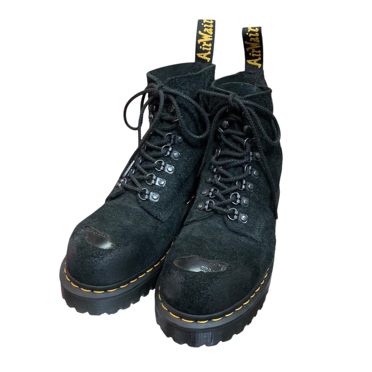 【中古】 Dr．Martens 1460Pascal ST スウェードブーツ 31832001 ブラック サイズ：39 【価格見直し】