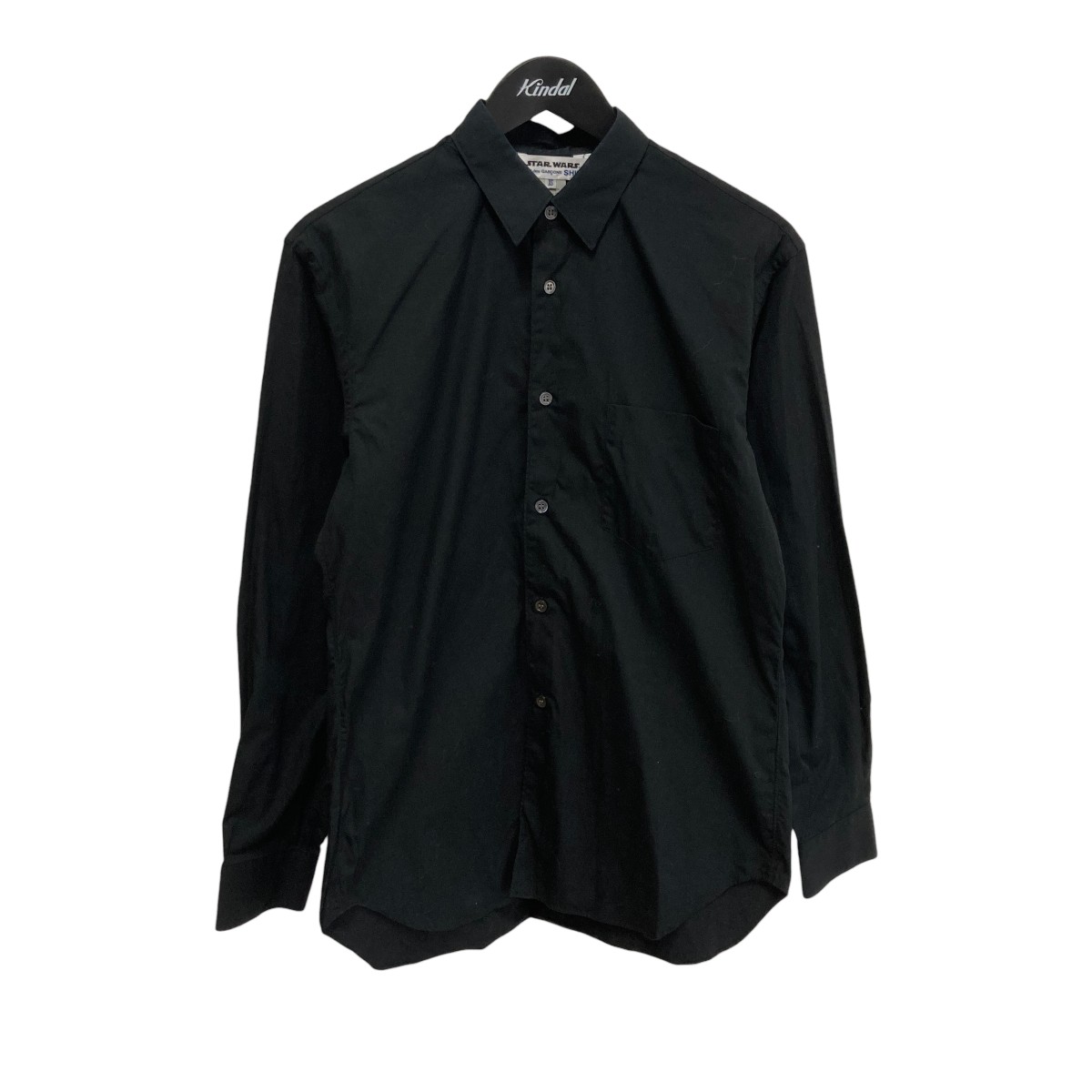 【中古】 COMME des GARCONS SHIRT×STAR WARS　 長袖シャツ W20115 ブラック サイズ：XS 【010226】（コムデギャルソンシャツ）