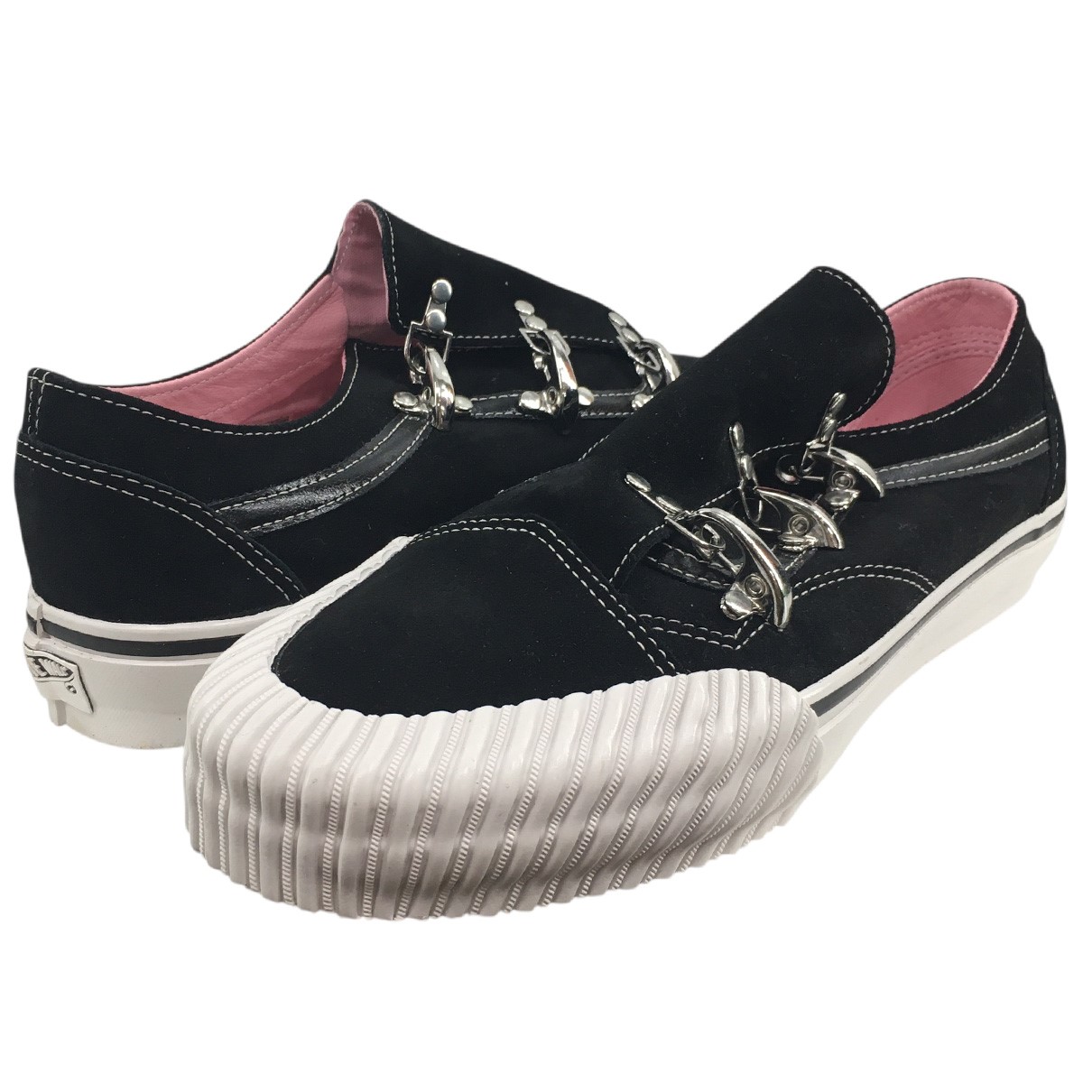 【中古】 VANS PREMIUM OLD SKOOL WRAP プレミアム オールド スクール ラップ スニーカー シューズ 靴 ブラック サイズ：29CM 【価格見直し】