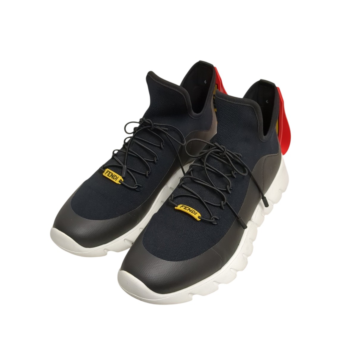 【中古】 FENDI　 スニーカー ブラック サイズ：6 【010226】（フェンディ）