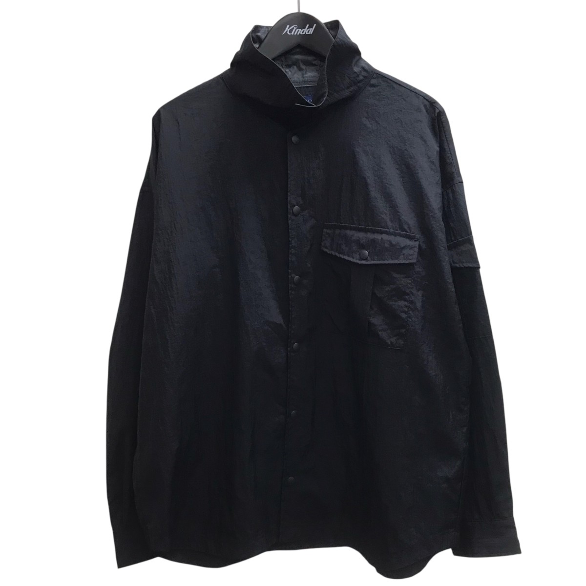 【中古】 IHATOV　 ナイロンジャケット ブラック サイズ：S 【010226】（イーハトーブ）