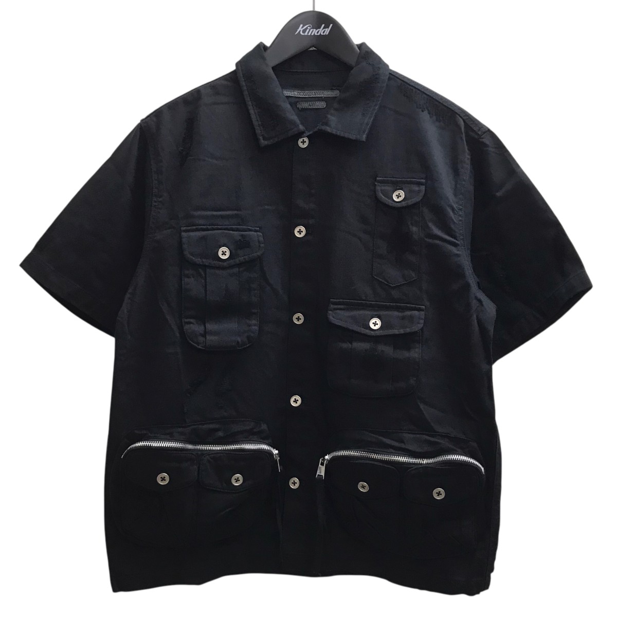 【中古】 Troubled Waters　 半袖ダメージ加工シャツ ブラック サイズ：M 【010226】（トラブルドウォーターズ） 20,838円