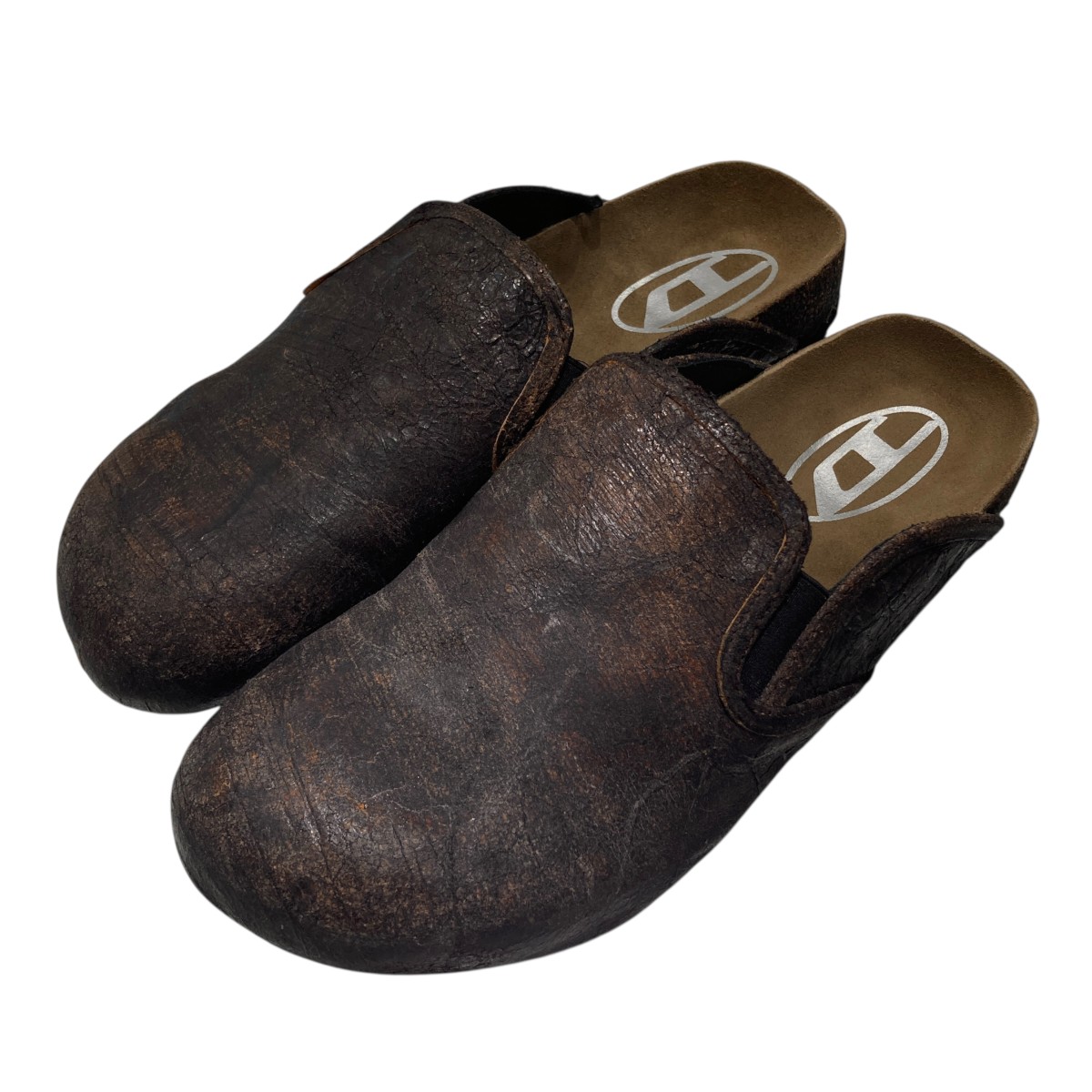 【中古】 DIESEL　 D-WOODSTOCK SLIP-ON サンダル ブラウン サイズ：28.5cm 【010226】（ディーゼル）